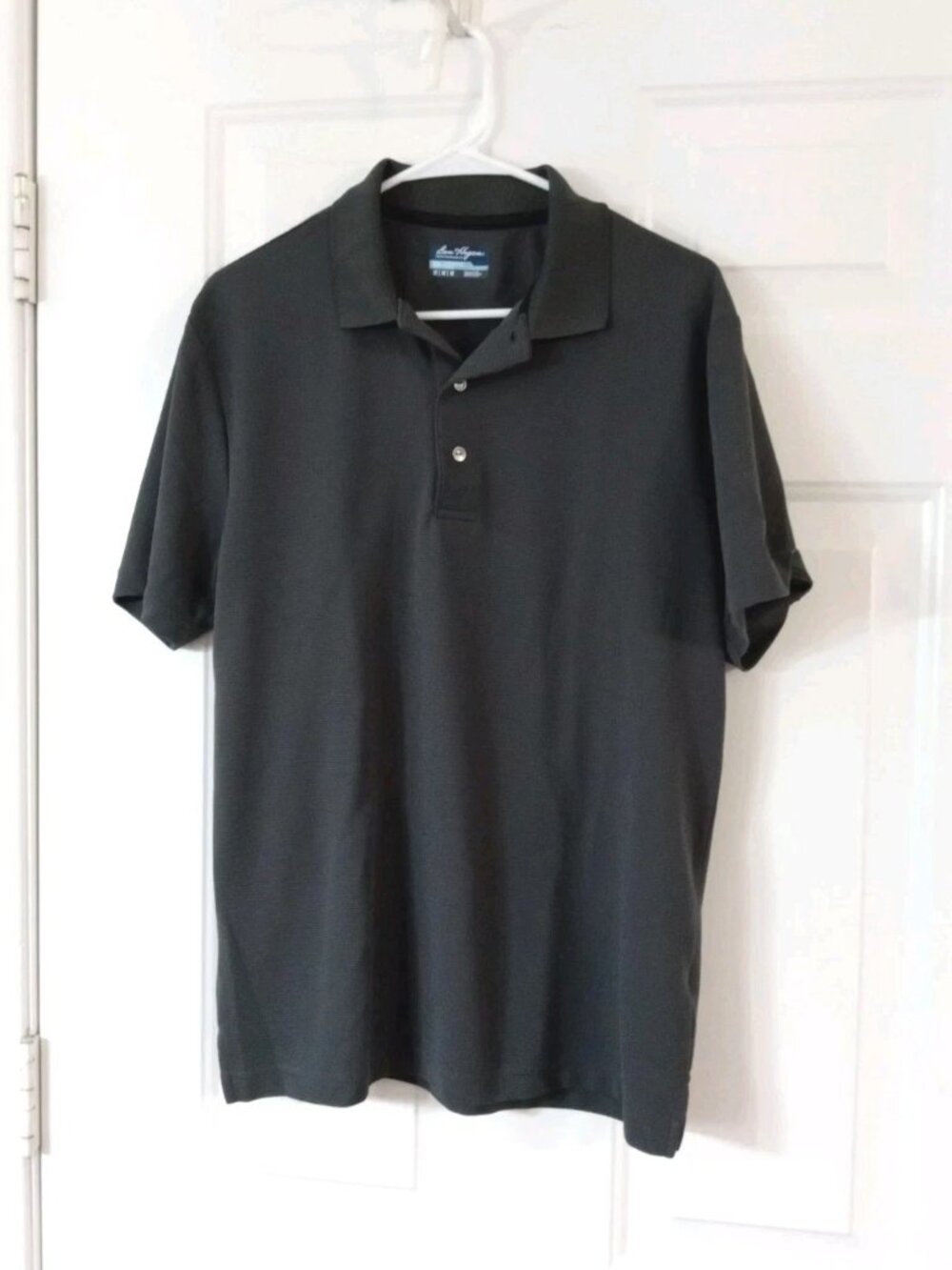 Ben Hogan Performance Polo Golf Shirt Men's Medium Dark Gray Short Sleeve